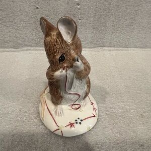 Vtg Beatrix Potter No More Twist Tailor Mouse Royal Albert Figurine 1992 England